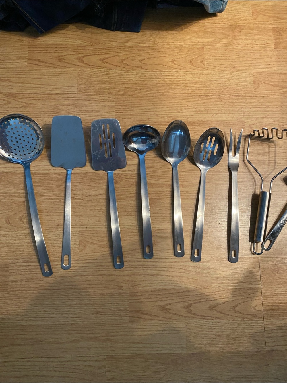 Preowned Faberware Stainless Steel Kitchen Utensil Set Excellent